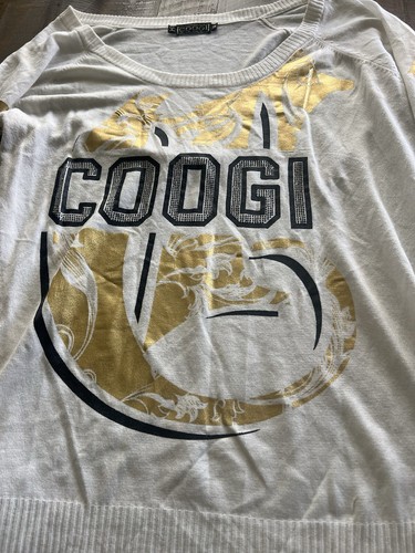 Coogi Pullover Sweater Long Sleeve Beige Size 3X - Picture 3 of 9