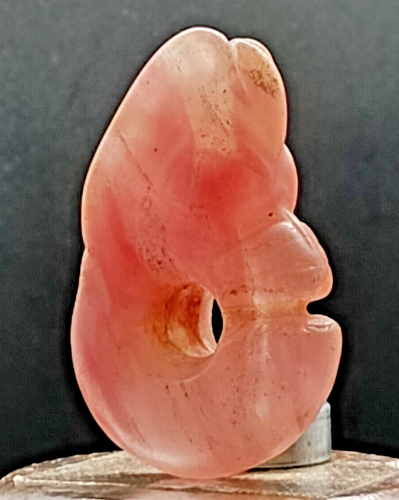 Antigua Escultura viejo cristal de Jade Dragón C tallada Cultura Hongshan - Imagen 4 de 9