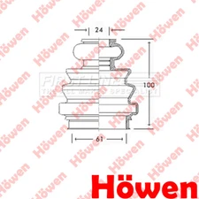 Fits Alfa Romeo 164 2.0 2.5 TD 3.0 CV Joint Boot Set Front Inner Howen