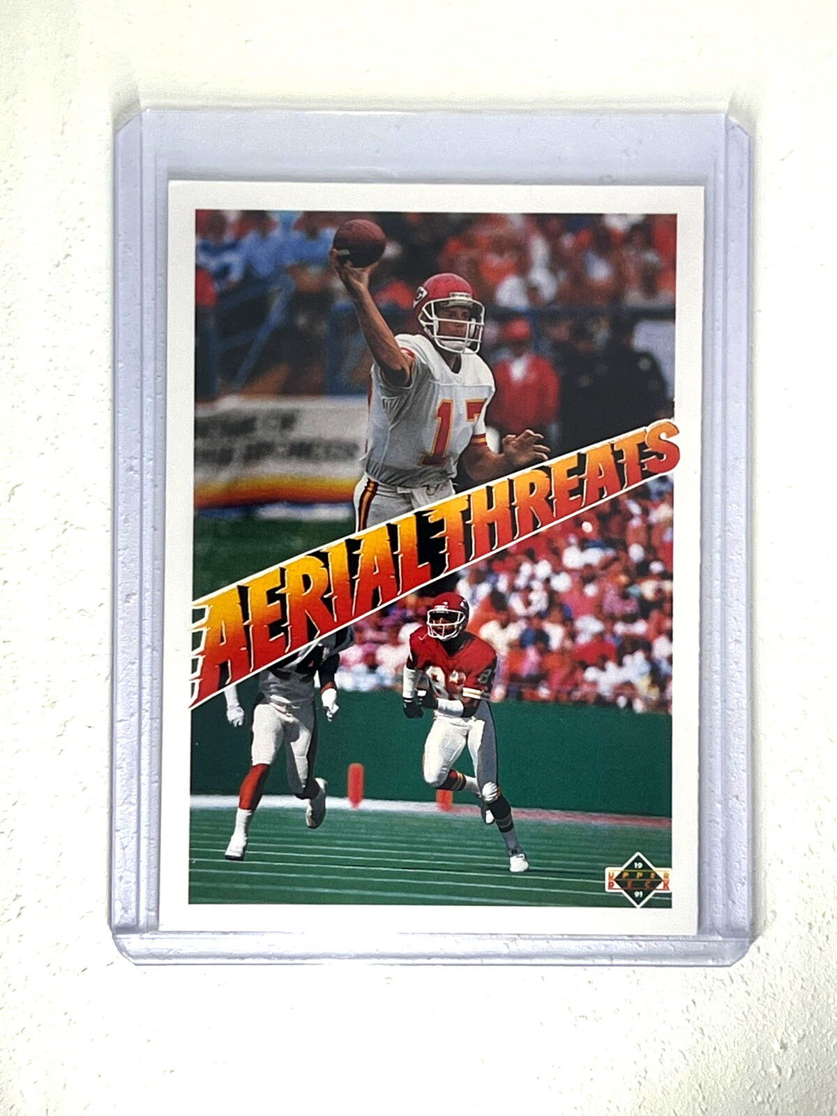 1991 Upper Deck - Steve DeBerg, Stephone Paige #32 Aerial Threats