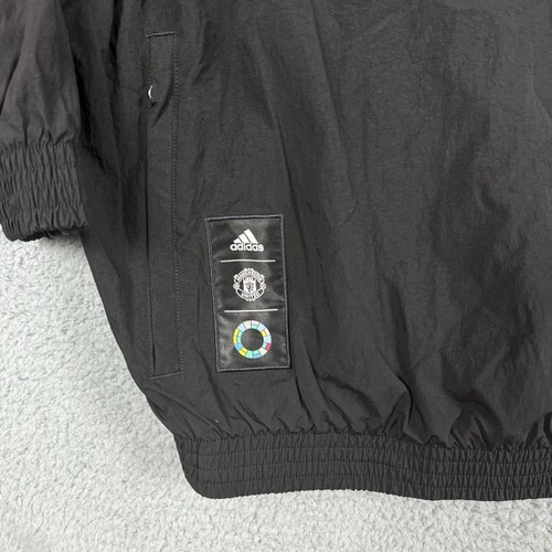 Adidas x Peter Saville Manchester United Chaqueta Para Hombre XL Pullover 1/4 Cremallera HY4739 - Imagen 5 de 12