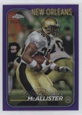 2024 Topps Chrome Purple Refractor 53/275 Deuce McAllister #136 9pa