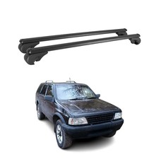 Dachträger für Opel Frontera 1992-1998 Gepäckträger Grundträger Alu Schwarz 2x