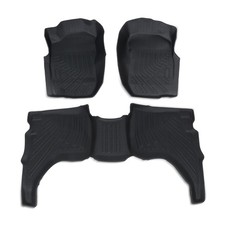 Front 2nd Row Floor Mats Liner For Toyota Tacoma Double Cab 2001 2002 03-2004