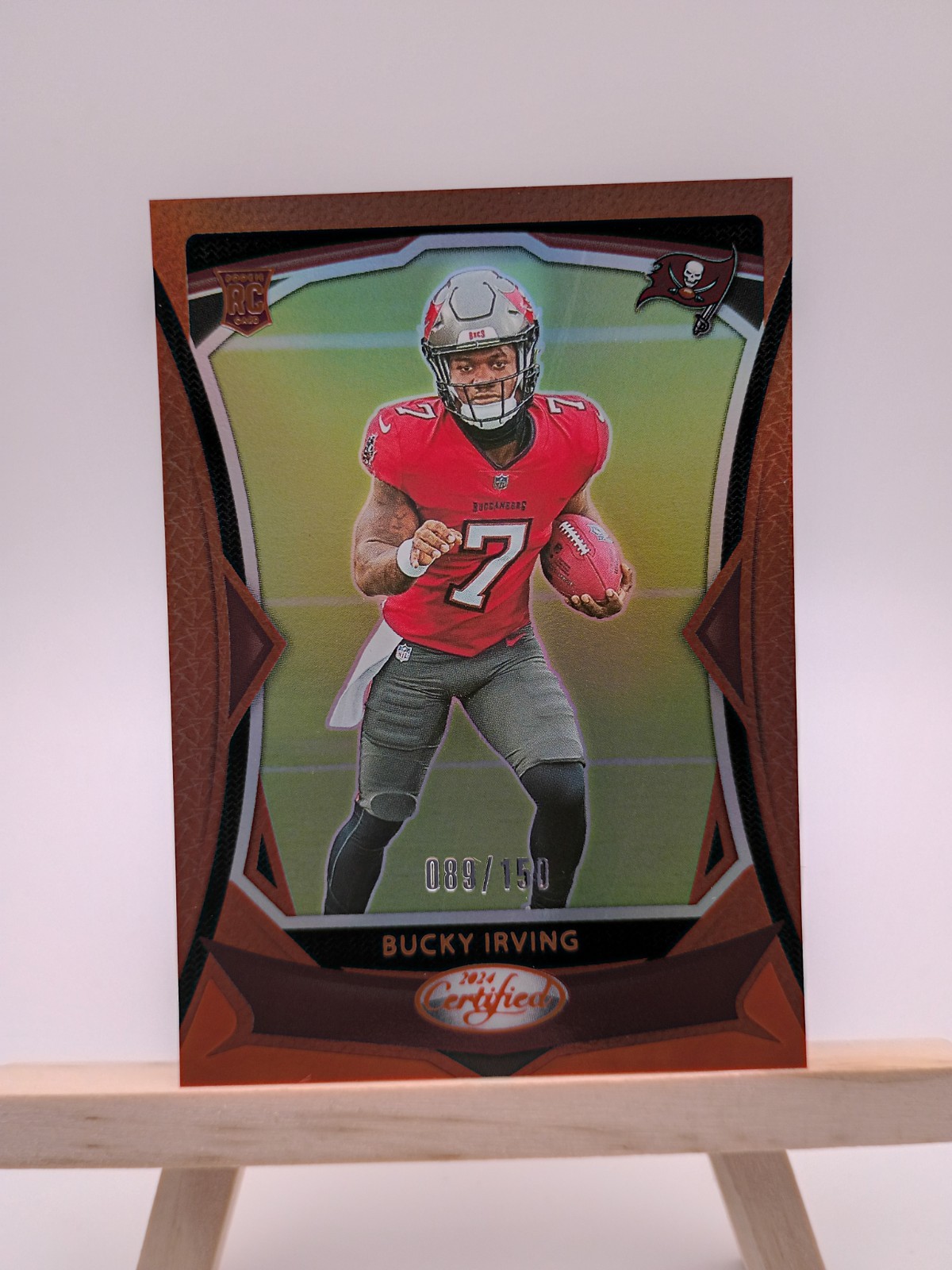 2024 Panini Certified - Rookies Bucky Irving #194 Orange Mirror /150 (RC)