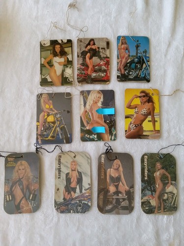 Vintage Easy Riders & WWF & Other Pinup Car Refresher, Lot Of 10 - Picture 1 of 23