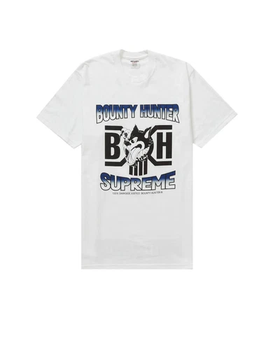 Tee shirt blanc Supreme Bounty Hunter Wolf Large FW23