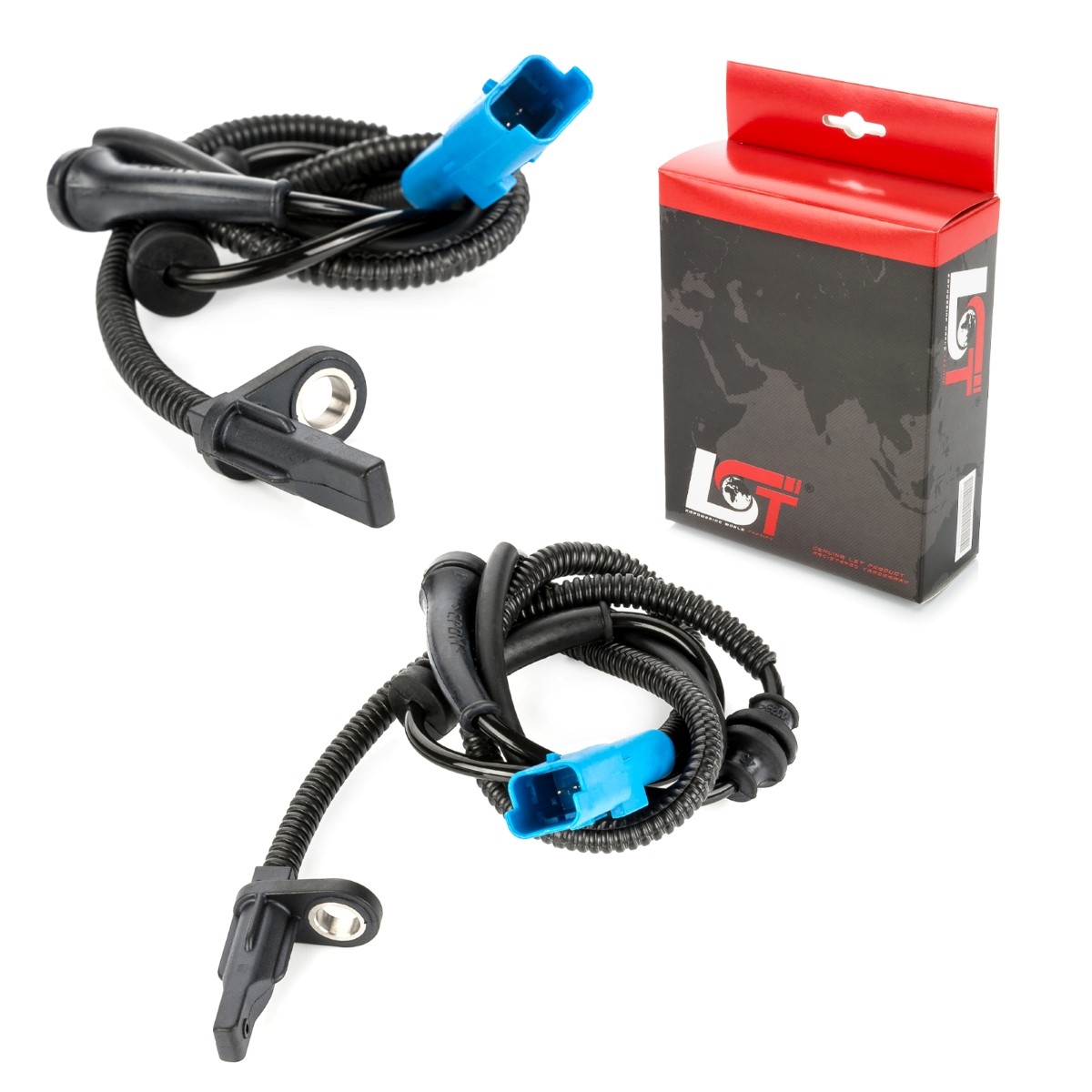 2X ABS Sensor Wheel Speed Sensor Front For CITROEN C3 DS3 C4 CACTUS C-ELYSEE