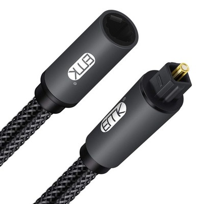 EMK Optisches Audio-Kabel, Digital, Toslink Kabel, Spdif Kabel, TV, Soundbar