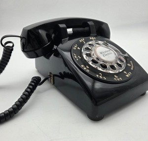 10/58 Black Bell System WESTERN ELECTRIC CD 500 Rotary Telephone Works Great.