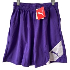 NEW PUMA Santiago TJ Men's Soccer Shorts Violet Purple Size Small LIGHTWEIGHT