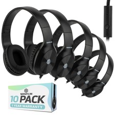 Bulk Classroom Headphones with Mic Student On Ear