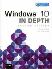 Windows 10 in Depth Paperback Paul, Knittel, Brian McFedries