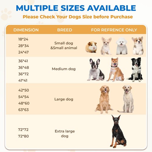 Non-Slip Washable Pee Pads for Dogs, 2 Pack 24"x47" Guinea Pig Cage Liner Ult... - Picture 9 of 9