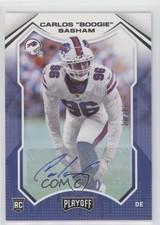 2021 Panini Playoff Rookies Variations 36/50 Carlos Basham Jr Boogie Auto n0c