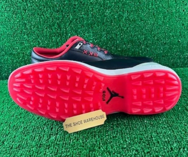 Zapatos de golf para hombre Nike Air Jordan ADG 5 negros/rojos FQ6642-001 talla 13 Foto 3 de 4