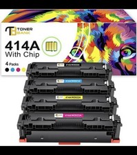 414A Toner Cartridges with Chip for HP 414A 414X 414 W2020A Color Laserjet Pr