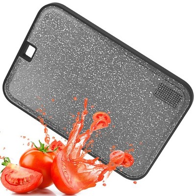 Metal Cutting Board, 15 x 10 inch Large Cutting Board for Meat with Juice Gro...