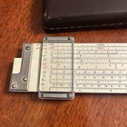 Frederick Post Co. Versalog Slide Rule 1460 Hemmi Japan with Brown Leather Case — photo 9