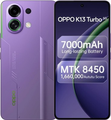 OPPO K13 Turbo Pro 5G (Lila 256GB 8GB RAM) 8s Gen 4 Prozessor Global Version