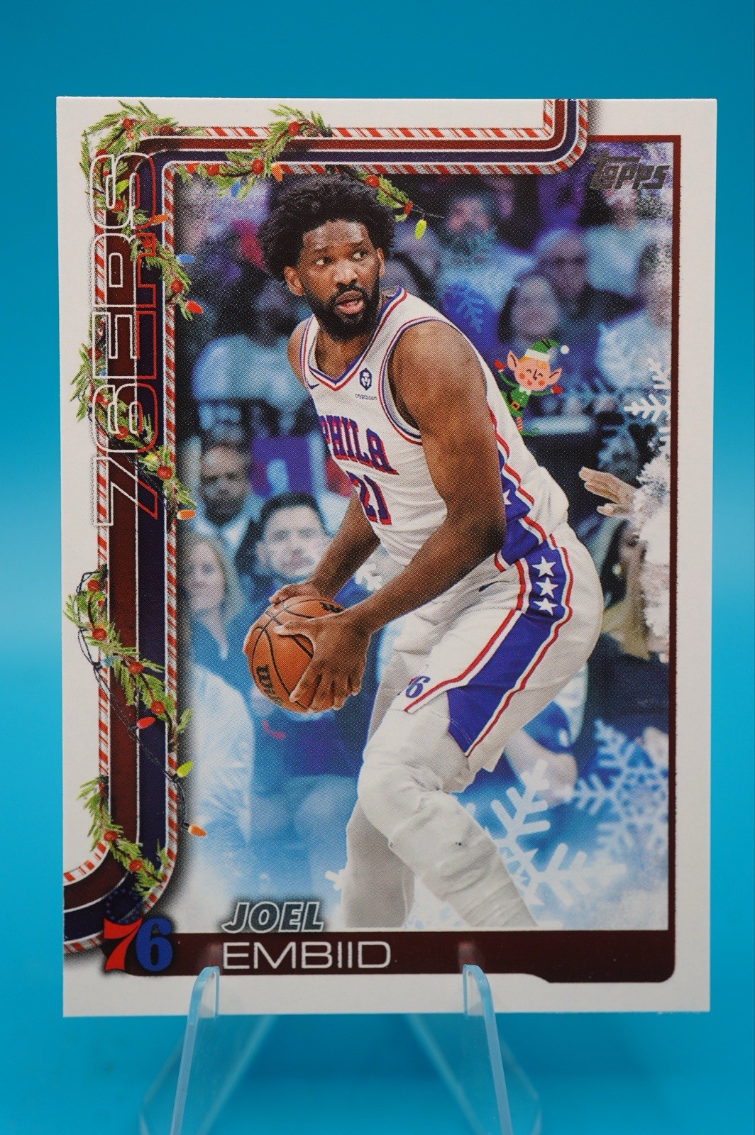 2025 Topps Holiday Joel Embiid Hidden Elf