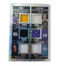 2022 Leaf In The Game Legendary Locker Room - Bird, O'Neal, Duncan, Stockton