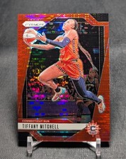Tiffany Mitchell Red Pulsar /299 2024 Panini Prizm WNBA Card #57 Connecticut Sun
