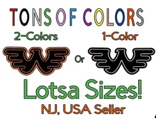 Waylon Jennings Logo Die Cut Vinyl Decal Single or 2 Colors Your Choice!