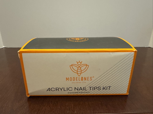 Kit de uñas de gel Modelones, 500 piezas puntas de uñas de gel suave forma media almendra, pegamento para uñas - Imagen 1 de 4