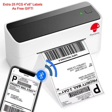 Bluetooth Thermal Shipping Label Printer for Shipping Package Small Business Lot