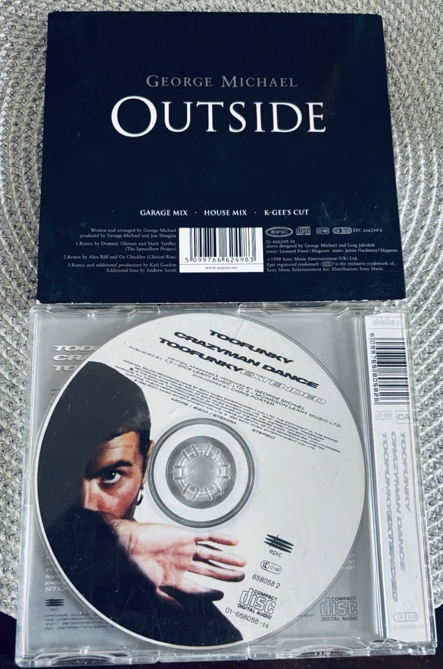 George Michael - Outside & Too Funky 2 Maxi-CDs Top Zustand! - Bild 2 von 2