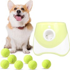 Mini Tennis Balls, 6 Pack 2 Inch Dog Tennis Balls, Easy Catching Pet Playing Bal