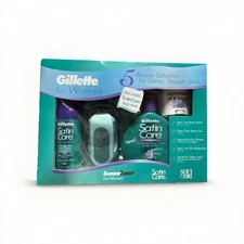 Vintage 1996 NOS Gillette Sensor Excel Women Refillable Razor Sensor Gift Set