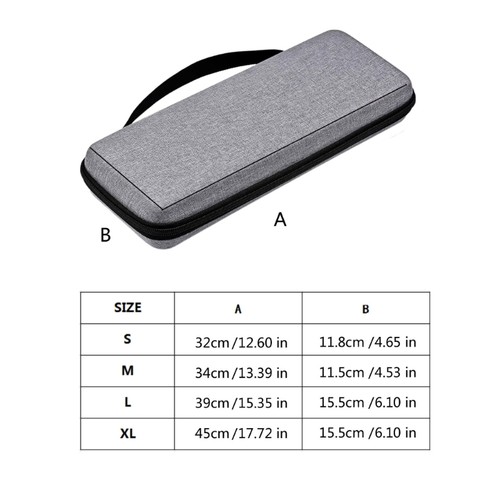 Water Resistant Keyboard Carrying Bag with Soft Lining for Gaming Accessories - Afbeelding 8 van 12