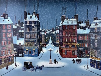Michel Delacroix/Nuit de Decembre/Canvas Print/Art/Home Decor/Gift/Reproduction/