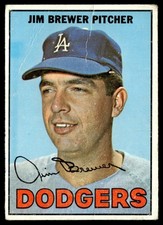1967 Topps Jim Brewer Los Angeles Dodgers #31