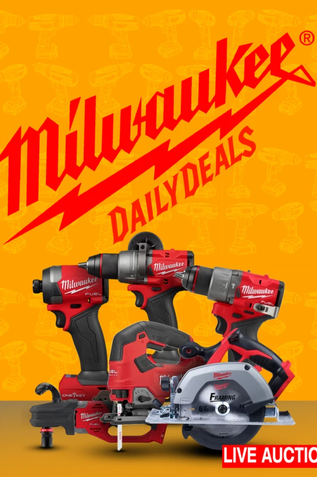 $1 Milwaukee Power Tools New Sudden Death