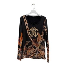 Roberto Cavalli Women Top Sweater Long Sleeves Size S-M