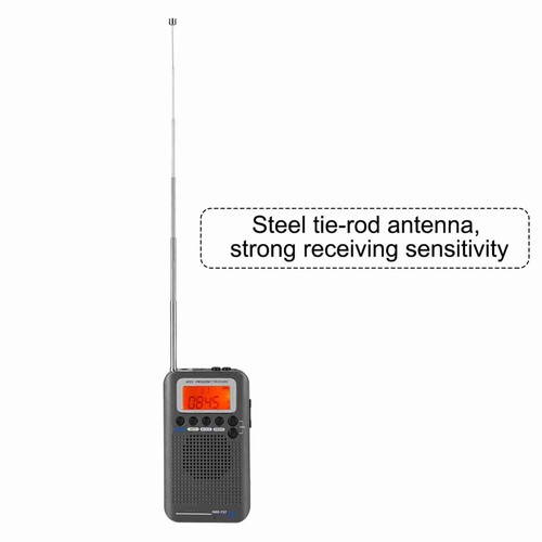 .›VHF Airband Radio Receiver AIR/FM/AM/CB/VHF/SW Portable Full Band Aircraft - Picture 15 of 22