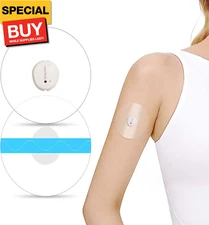 Adhesive Patches Pre-Cut for Dexcom G7 – Pack of 20 – Waterproof & Transparent O