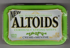 Altoids Factory Sealed Metal Tin - Creme de Menthe