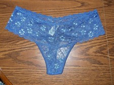 Torrid women's panties blue lace size 1 NWT