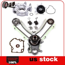 For Dodge 4.7L SOHC 99-04 Timing Chain Kit Cover Gasket Set Water and Oil Pump