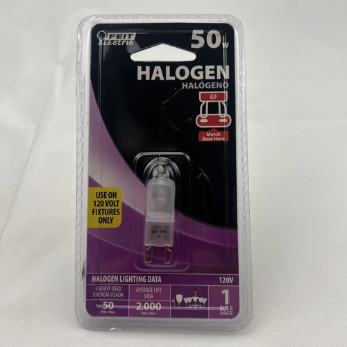 New Feit Electric 120V G9 Base 50w Bulb Frosted