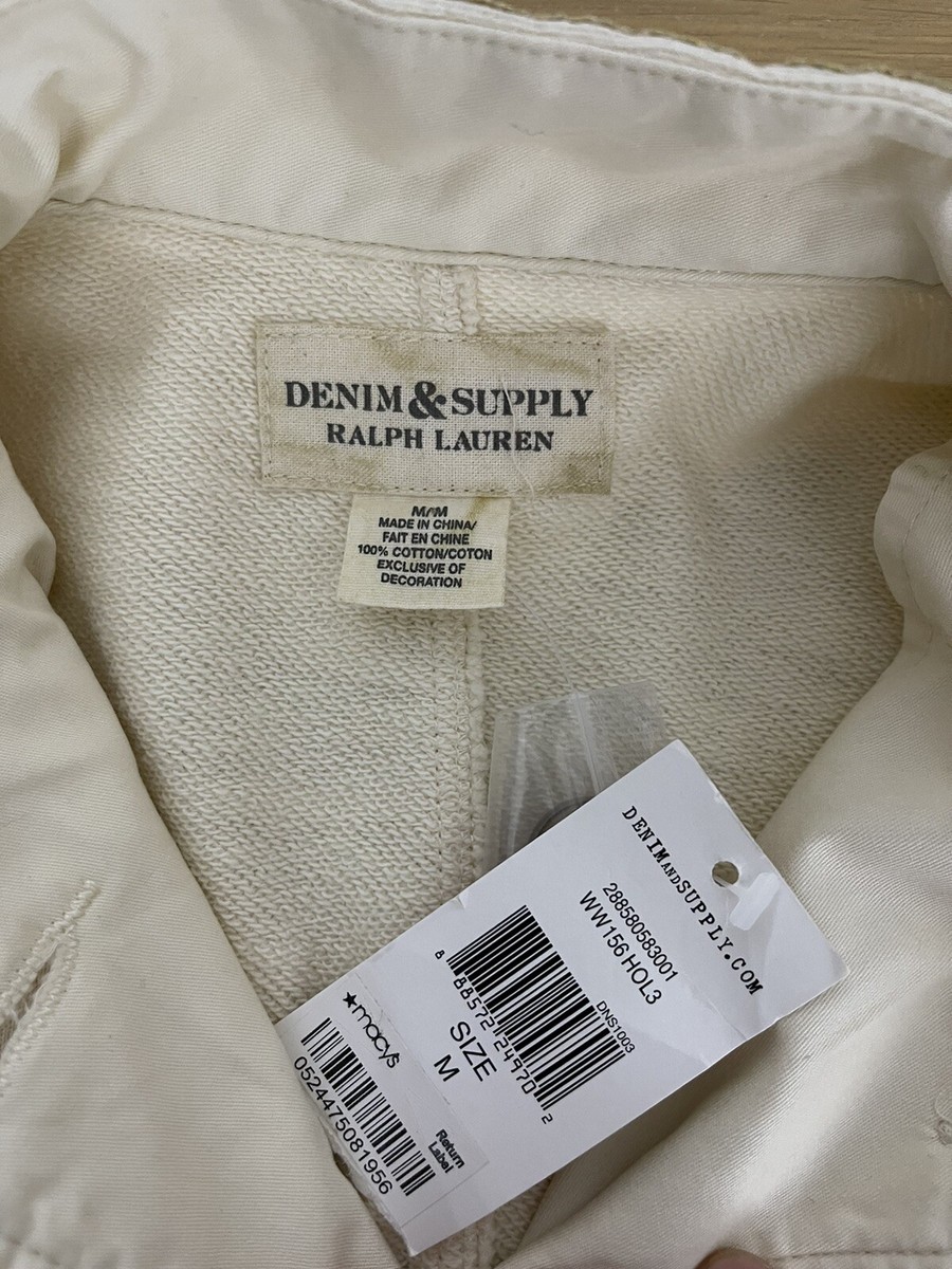 $298 Denim & Supply Ralph Lauren Medium Polo Beige Band $298 Denim & Supply Ralph Lauren Medium Polo Beige Band