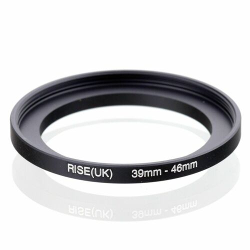39-46 39mm to 46mm 39-46mm Matel Step-up Stepping Up Ring Filter Adapter Black - Picture 1 of 3