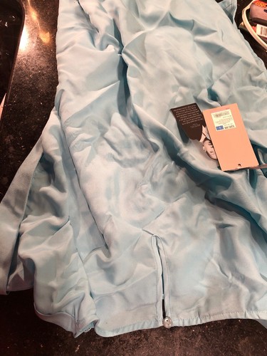 Jason Wu for Target Women’s Size Large Blue Lace Pleated Shirt NWT New L Wrinkle - Picture 4 of 4