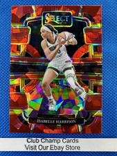 2024 #24 Isabelle Harrison Panini WNBA Select Concourse Red Ice Prizm Sky