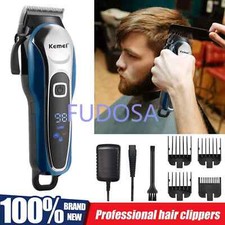 Kemei Cordless Electric Hair Clipper Trimmer Cutting Machine Beard Haircut Kit A