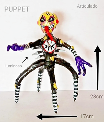 FNAF ANIMATRONIC TWISTED PUPPET action figure size 8 Five Nights at  Freddy's ⚡️